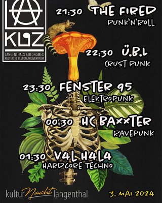 2024-05-03 - KULTURNACHT 2024 - The Fired | Ü.B.L. | FENSTER95 | HC BAXXTER | V4L H4L4