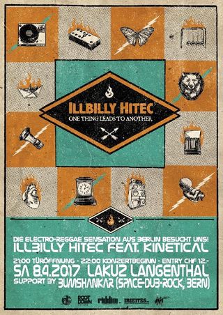 2017-04-08 - ILLBiLLY HiTEC feat. Kinetical, BUMshankar, Hacki Selecta