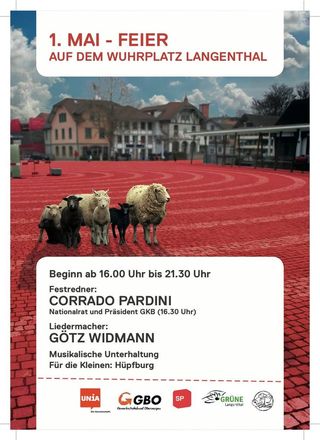 2014-05-01 - 1. Mai Feier auf dem Wuhrplatz