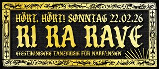 Banner for the party Ri Ra Rave 2026 at Lakuz Langenthal